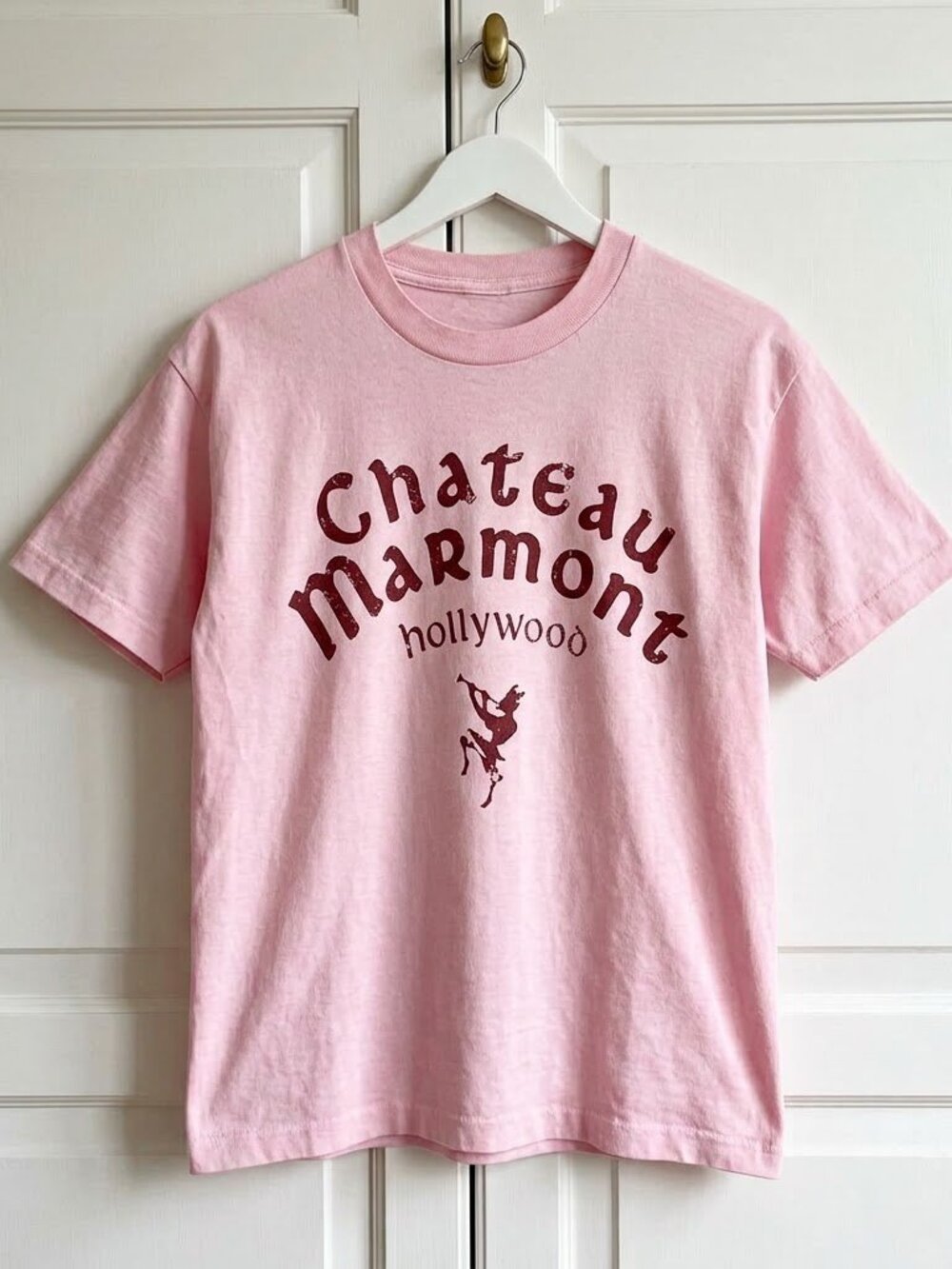 Chateau Marmont Light Pink Graphic Tee